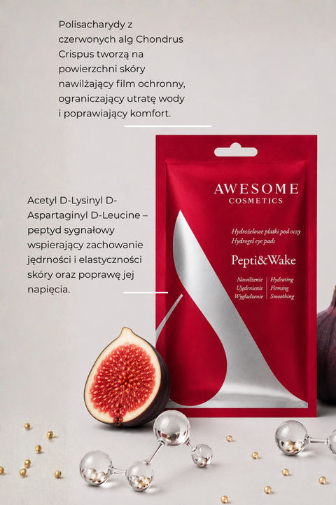 Hydrożelowe płatki pod oczy Pepti&Wake 6g