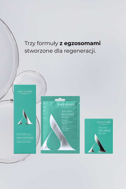 EXO+COMF: Regenerująca maska w płacie z egzosomami